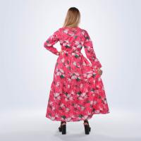 Long-Sleeved Floral Dress